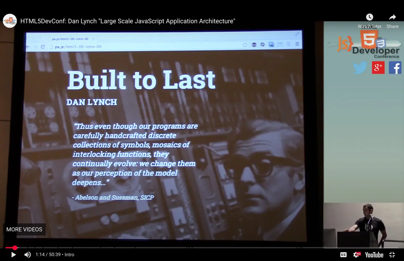 Large-scale JavaScript Application Architecture: Scaling Teams and Technology