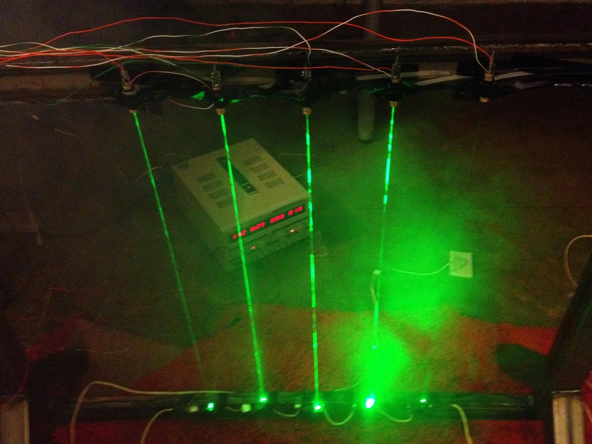 Laser MIDI Harp v1 & Plasma Speaker