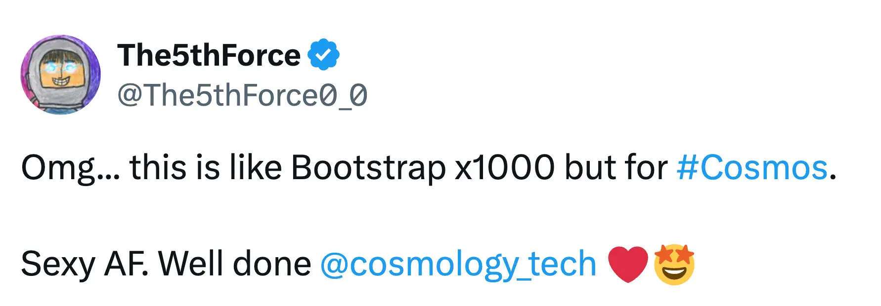 Cosmology UI Kit called 'Bootstrap x1000 for Cosmos'
